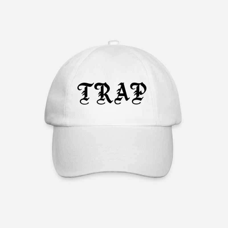 TRAP - Casquette classique - blanc/blanc