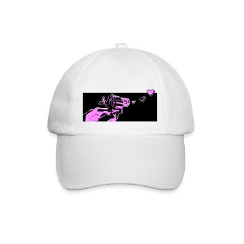 love gun - Baseball Cap - white/white - Front