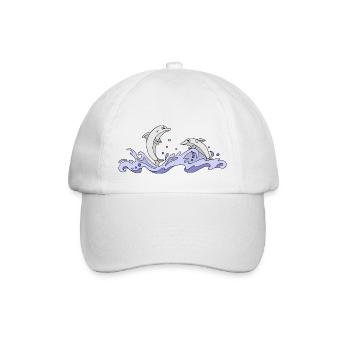Dolphins - Baseball Cap - white/white - Front
