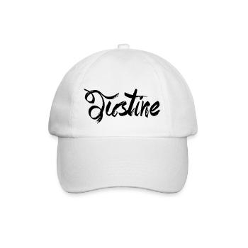 Justine - Baseballkappe - Weiß/Weiß - Vorne