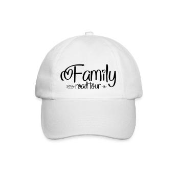 Holidays with the family - Baseball Cap - white/white - Front