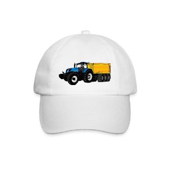 Tracteur - Remorqueur - Agriculteur - Casquette classique - blanc/blanc - Devant