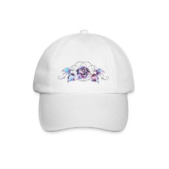 Rose - Casquette classique - blanc/blanc - Devant