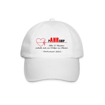 We AHR together | Ahrtal Hochwasser SolidAHRität - Baseballkappe - Weiß/Weiß - Vorne