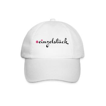 Einzelstück - Baseballkappe - Weiß/Weiß - Vorne