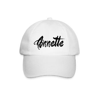 Annette - Baseballkappe - Weiß/Weiß - Vorne