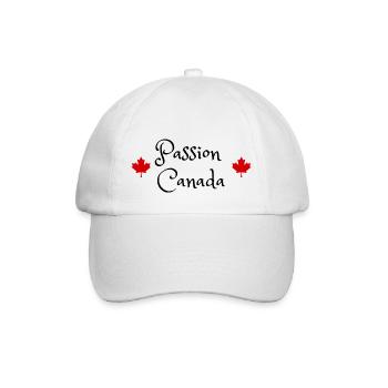 passion canada montreal voyage vacances quebec - Casquette classique - blanc/blanc - Devant
