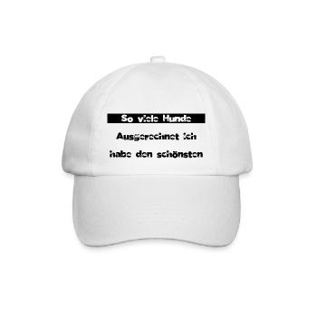 hundefreund dog dancing dog tierliebe camping dog - Baseballkappe - Weiß/Weiß - Vorne