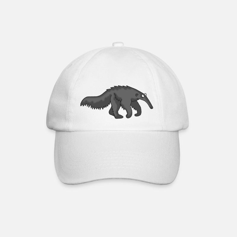 Ameisenbär - Baseballkappe - Weiß/Weiß