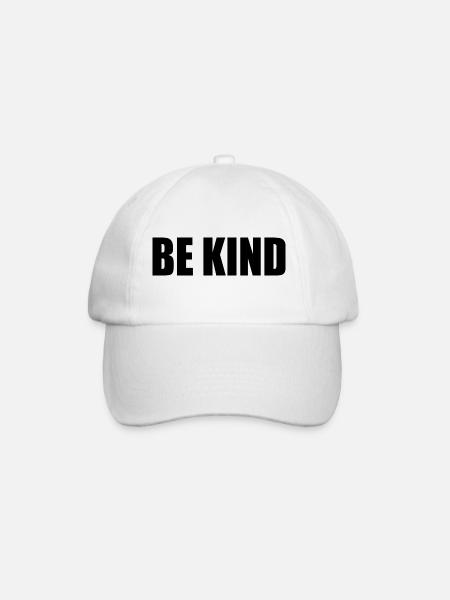 Be kind - Casquette classique - blanc/blanc