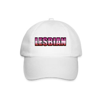 Lesbienne - Casquette classique - blanc/blanc - Devant