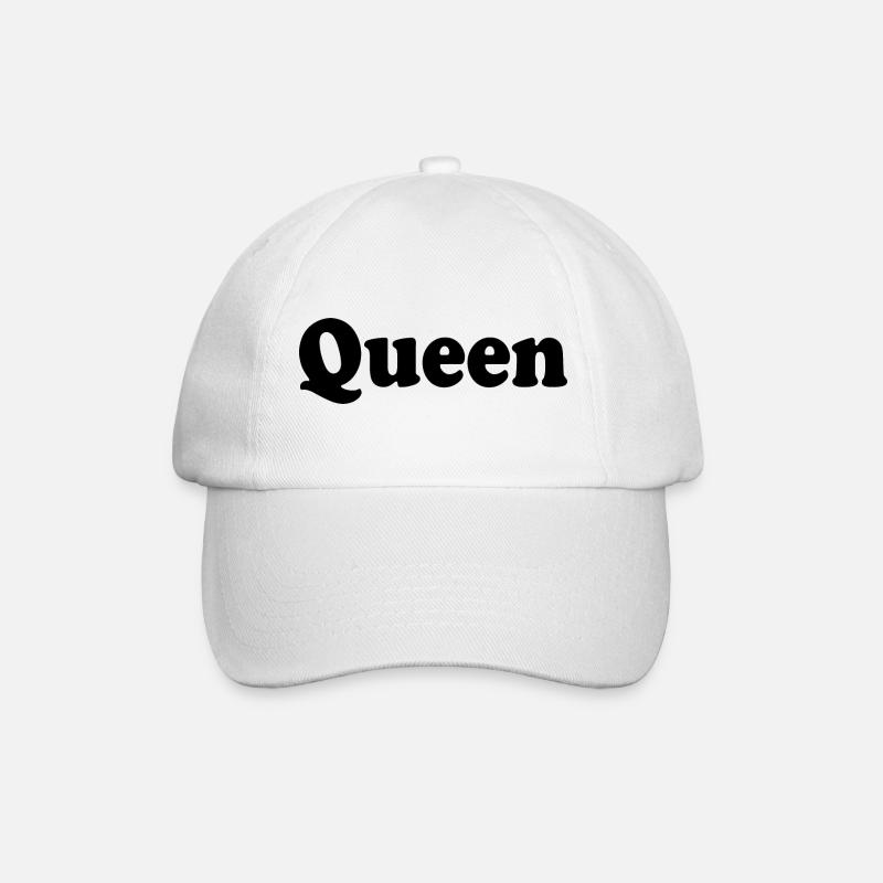 QUEEN - Baseballkappe - Weiß/Weiß