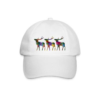 Cerf - Casquette classique - blanc/blanc - Devant