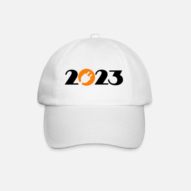 Electrician 2023, electronics technician 2023 - Baseball Cap - white/white