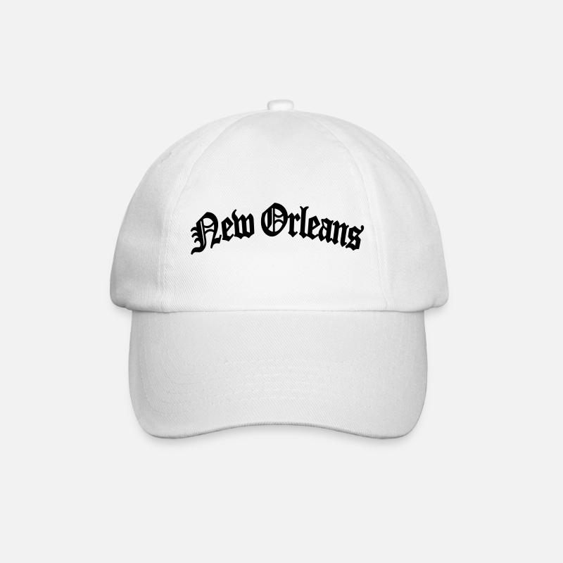 new orleans - Baseballkappe - Weiß/Weiß