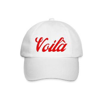 Voilà idee cadeau - Casquette classique - blanc/blanc - Devant