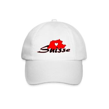 Love Suisse - Casquette classique - blanc/blanc - Devant