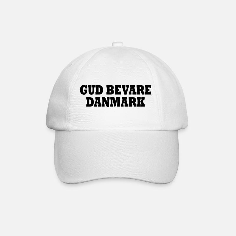 Gud bevare danmark - Baseballkappe - Weiß/Weiß