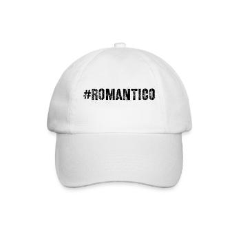 T-Shirt "#romantico" - Baseballkappe - Weiß/Weiß - Vorne
