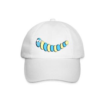 Wurm 1 - Baseballkappe - Weiß/Weiß - Vorne