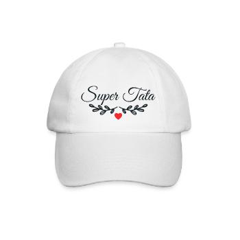 Super Tata - Casquette classique - blanc/blanc - Devant