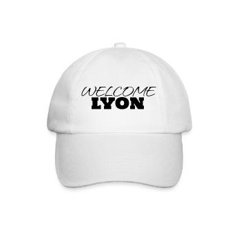 WELCOME LYON - Baseball Cap - white/white - Front
