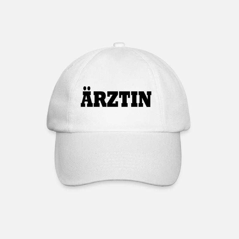 Ärztin - Baseballkappe - Weiß/Weiß