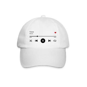 Trance - Baseball Cap - white/white - Front