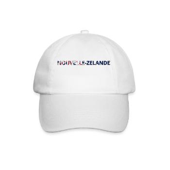 New Zealand Flag - Baseball Cap - white/white - Front