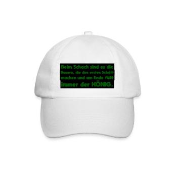 funny farmer farmer sayings - Baseball Cap - white/white - Front