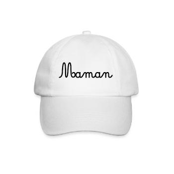 Mama - Baseballkappe - Weiß/Weiß - Vorne
