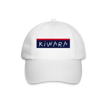 polizei KIWARA lustig logo pozilei frozelei - Baseballkappe - Weiß/Weiß - Vorne