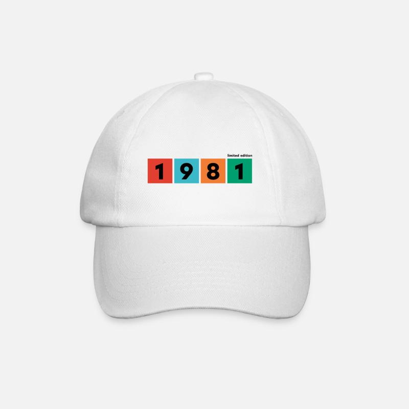 1981 Limited Edition - Baseballkappe - Weiß/Weiß