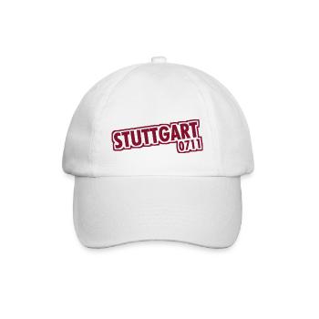 Stuttgart - 0711 - Area Code - Baden-Württemberg - Baseball Cap - white/white - Front