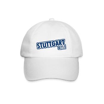 Stuttgart - 0711 - Area Code - Baden-Württemberg - Baseball Cap - white/white - Front