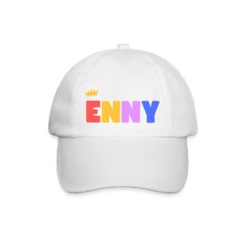 Enny ! Personnalisable - Casquette classique - blanc/blanc - Devant
