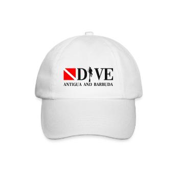 Plongée - Antigua-et-Barbuda - Caraïbes - Casquette classique - blanc/blanc - Devant