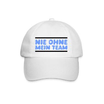 team - Baseball Cap - white/white - Front