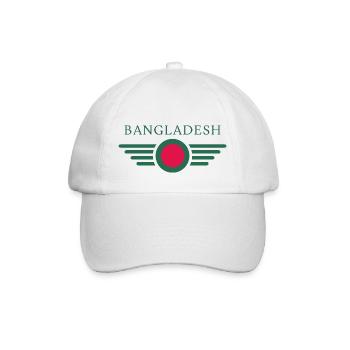 I Love Bangladesh, Elegance Style Design T-Shirt - Baseball Cap - white/white - Front