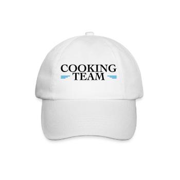 Team Cooking - Baseballkappe - Weiß/Weiß - Vorne