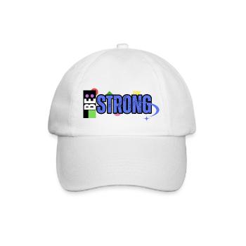 Be Strong - Baseball Cap - white/white - Front