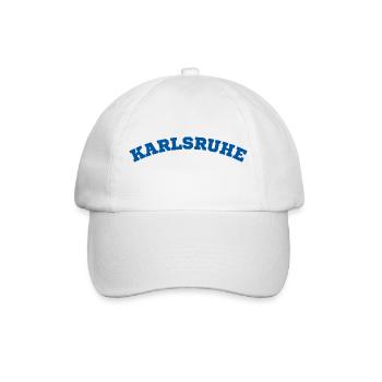 Karlsruhe - Baseballkappe - Weiß/Weiß - Vorne