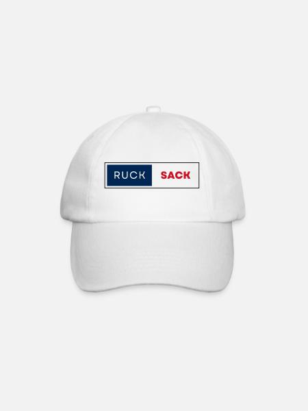 Ruck-Sack-Franzos - Baseballkappe - Weiß/Weiß