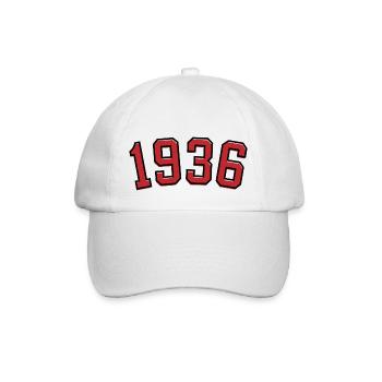 Sport year of birth 1936 - Baseball Cap - white/white - Front