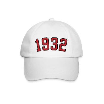 Année de naissance sport 1932 - Casquette classique - blanc/blanc - Devant