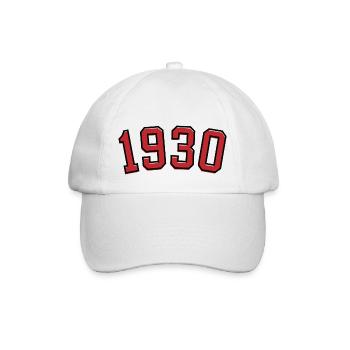 Année de naissance sport 1930 - Casquette classique - blanc/blanc - Devant