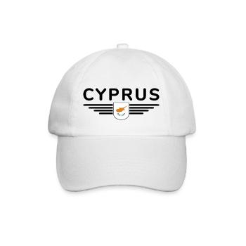 Cyprus Design – L’île de la diversité - Casquette classique - blanc/blanc - Devant