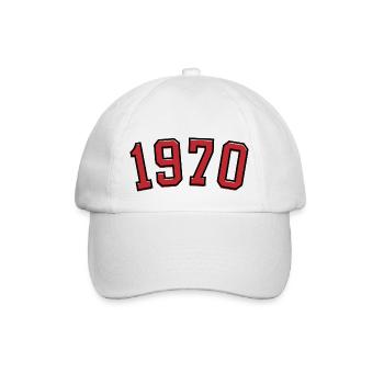 Sport year of birth 1970 - Baseball Cap - white/white - Front