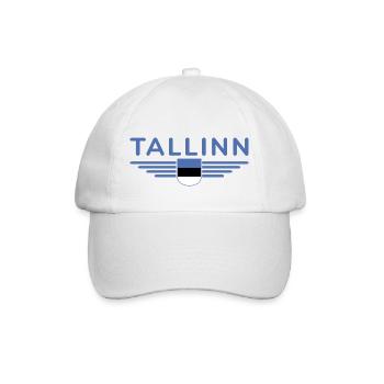 Tallinn T-Shirt – Pour les fans de la capitale - Casquette classique - blanc/blanc - Devant