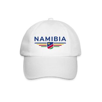 Namibia T-Shirt for Fans and Travelers - Baseball Cap - white/white - Front